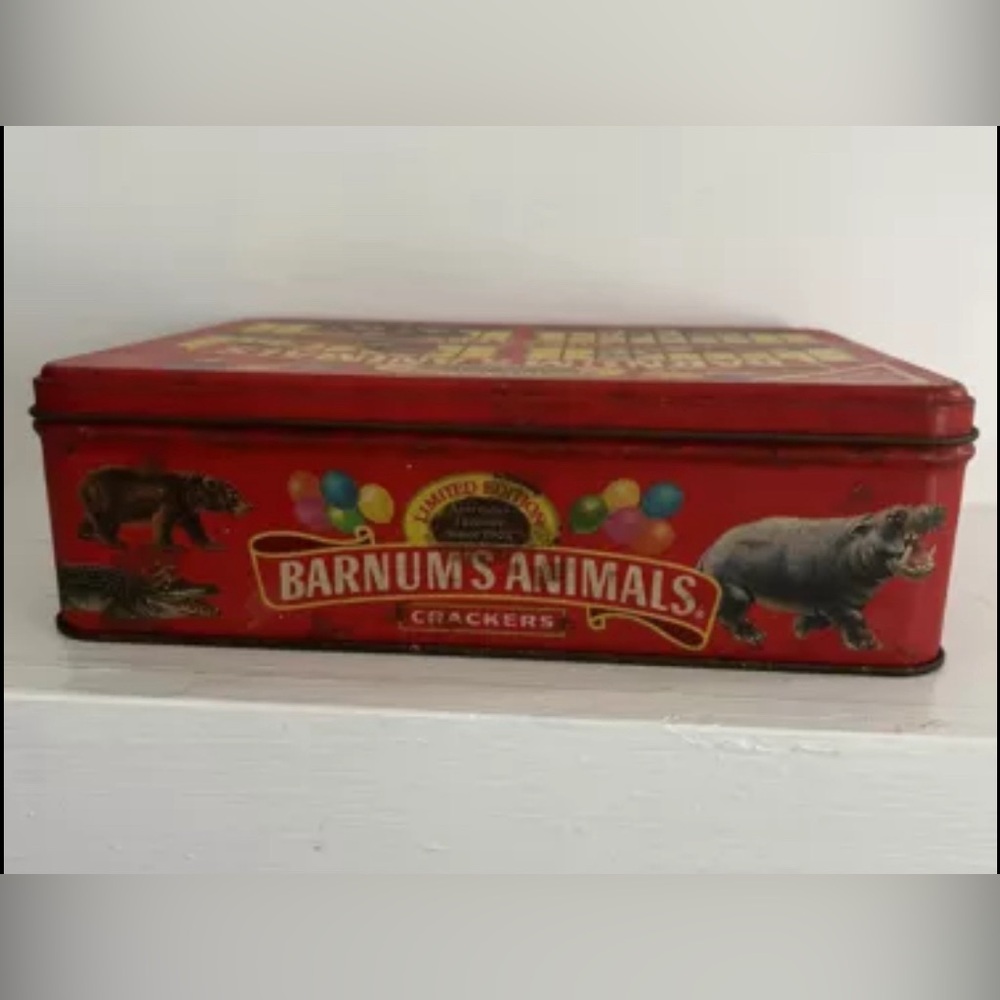 Vintage 1989 BARNUM’s ANIMALS Crackers Limited Edition Cookie Tin Nabisco - Picture 3 of 10